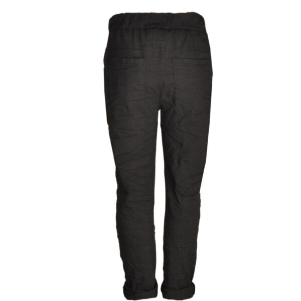 Sequin heart patch pants