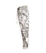 Leaf print pants