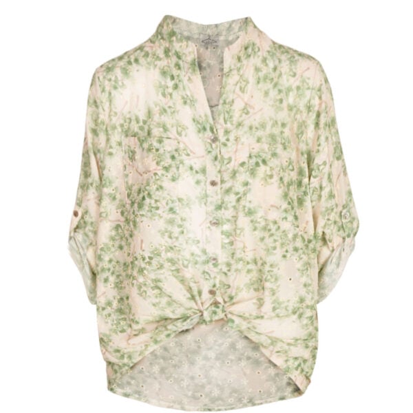 Anglaise floral print top