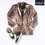 Giraffe print jacket