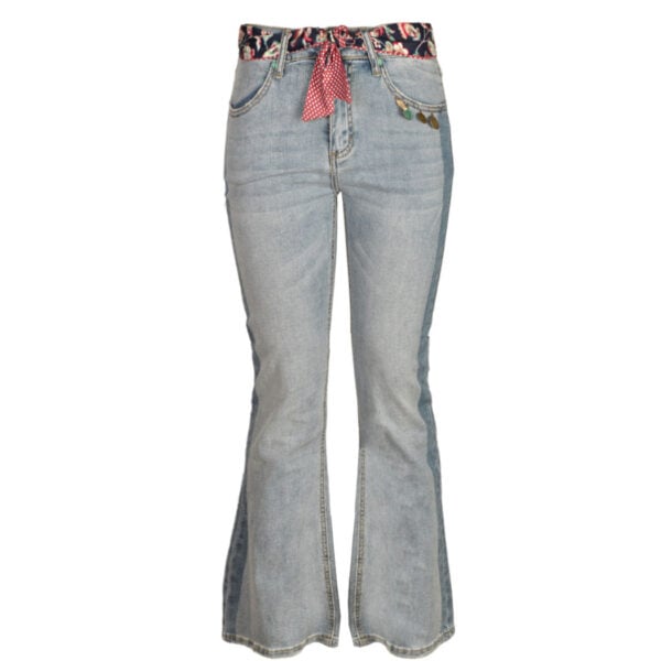 Scarf tie jeans Scarf tie jeans