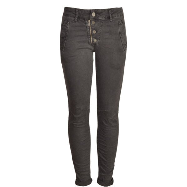 Zip detail skinny jeans