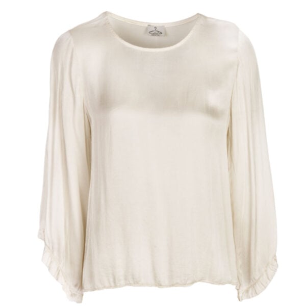 Asymmetrical silky long sleeve top Asymmetrical silky long sleeve top