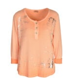 Foil print button top