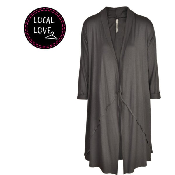 Cocoon Graphite Lennon panel cardi