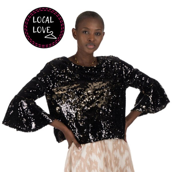 Nicci Gershwin Marlene ribbon top