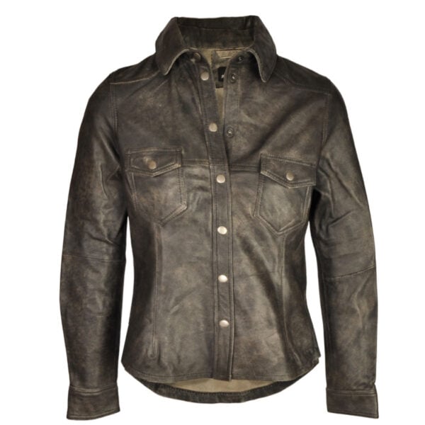 Nicci genuine leather jacket
