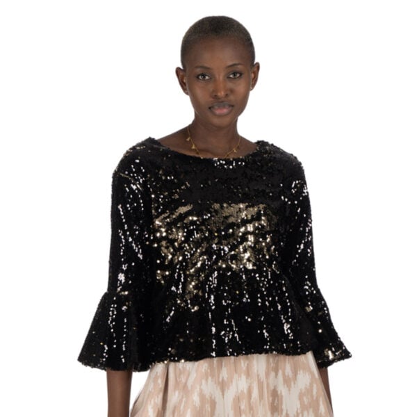 Nicci Gershwin Marlene ribbon top