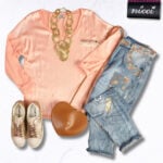 2-Textured Made With Love top