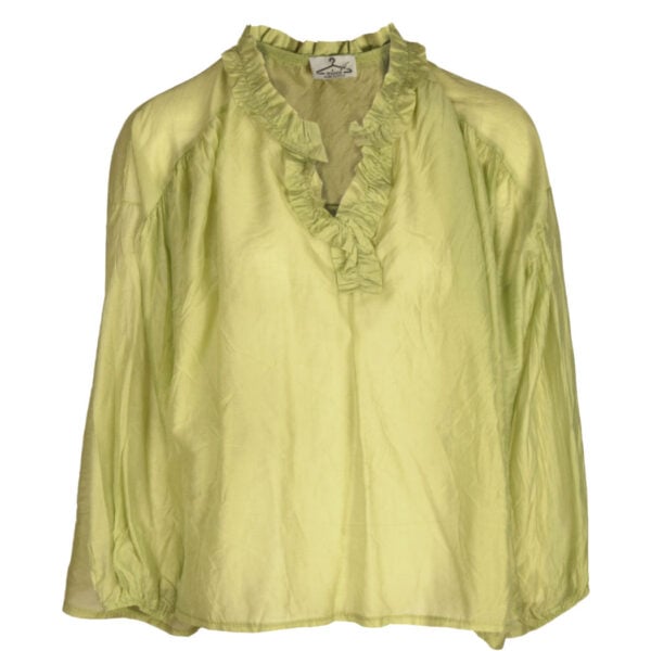 Frill sheer babydoll top Frill sheer babydoll top