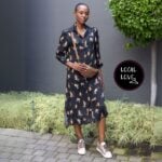 Nicci Rosalind Samara raglan shirt dress