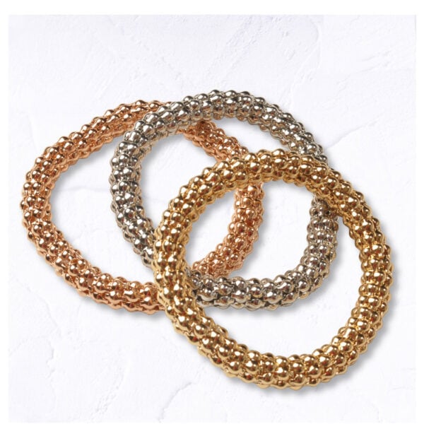 Multi wire textured bracelet