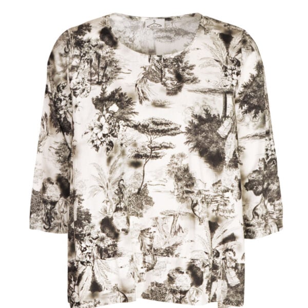 Toile print swing top