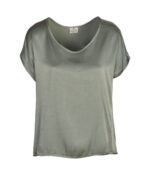 2-Textured silky basic top