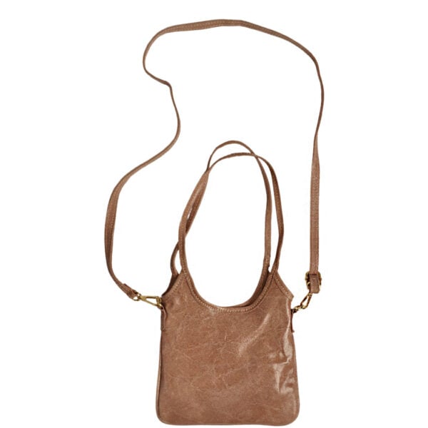 Genuine leather cross body bag