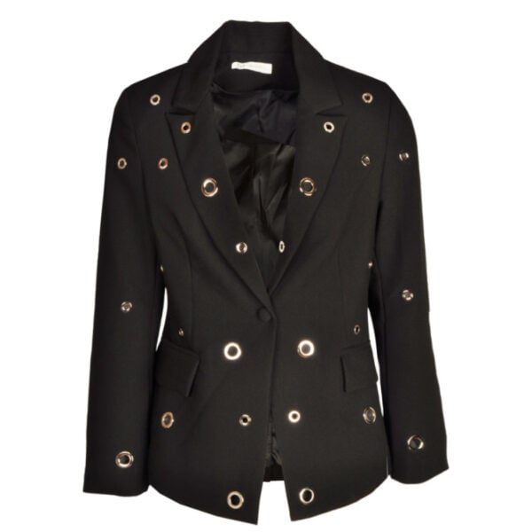 Eyelet detail blazer Eyelet detail blazer
