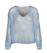 Overdyed slouchy knit top