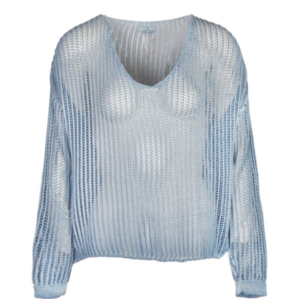 Overdyed slouchy knit top