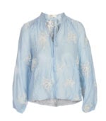 Button detail embroidered blouse Button detail embroidered blouse