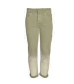 Overdyed ombre high waist pants