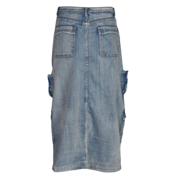 Front button cargo skirt