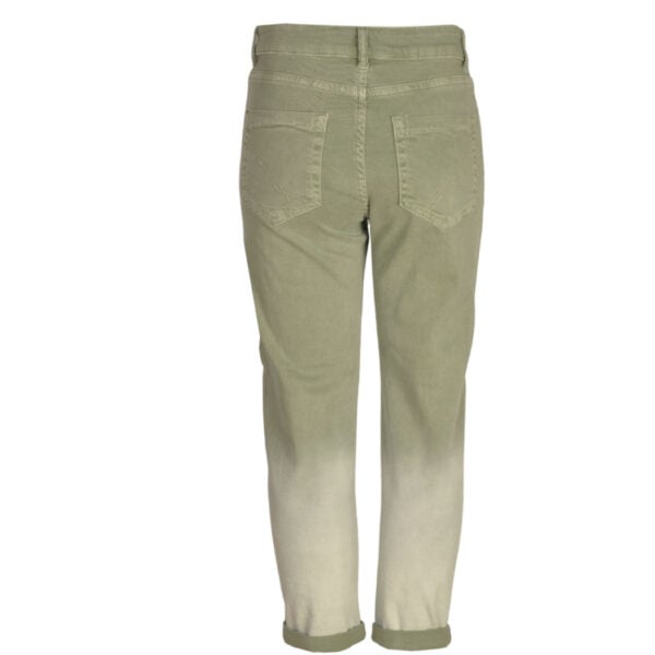Overdyed ombre high waist pants