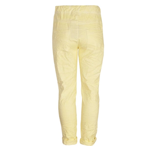 Animal print sequin patch pants