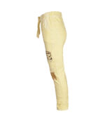 Animal print sequin patch pants