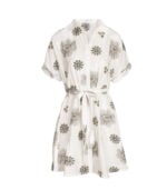 Embroidered daisy anglaise shirt