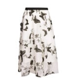 Butterfly mesh maxi skirt