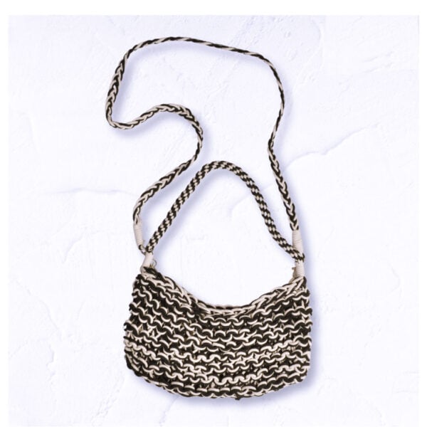 Knitted sling bag