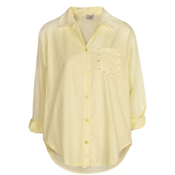 Pearl detail shirt