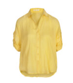 Hi-lo oversized sheer shirt Hi-lo oversized sheer shirt