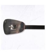 Shiny oblong buckle belt 