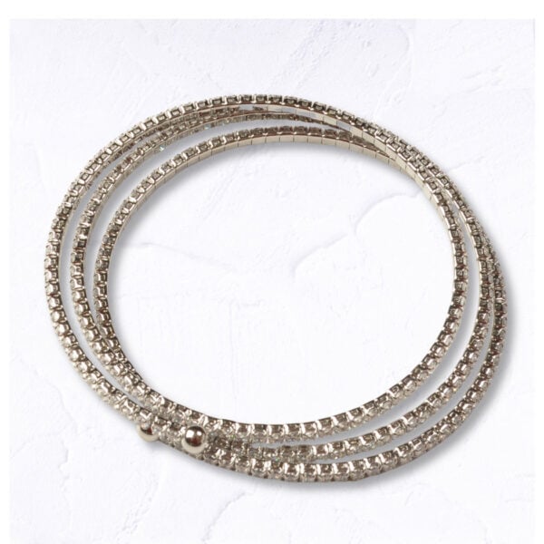 Spiral diamante bracelet