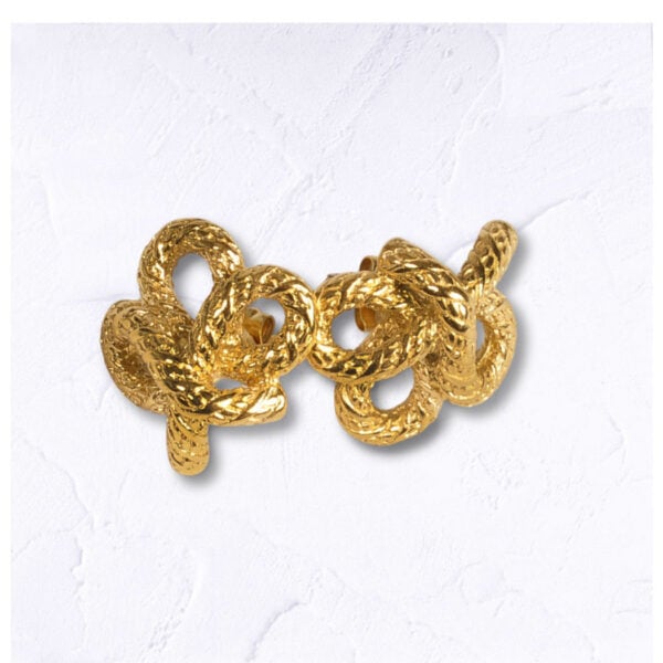 Knot rope earrings