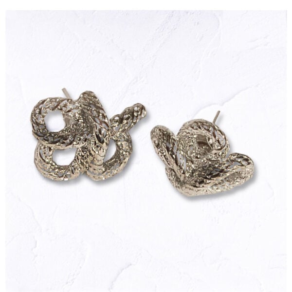 Knot rope earrings