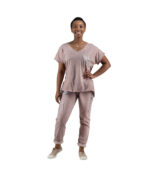 Overdyed diamante sequin heart top