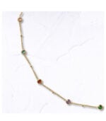 Multi chain diamante necklace