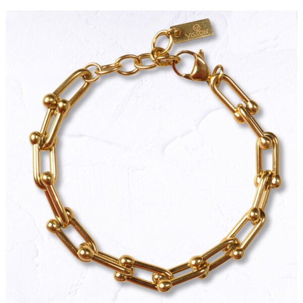 Multi ball link bracelet