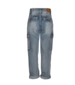 Cargo denim jeans