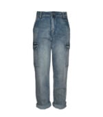 Cargo denim jeans