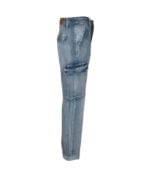 Cargo denim jeans