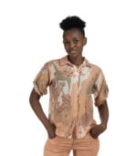 Giraffe print shirt