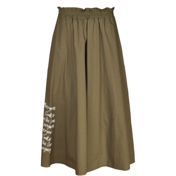 Word print maxi skirt Word print maxi skirt