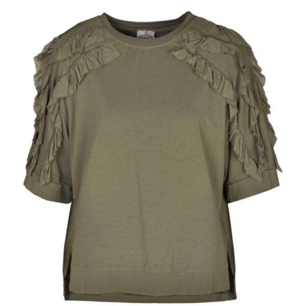 Frill detail t-shirt