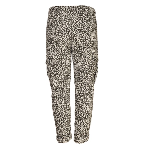 Animal print cargo pants