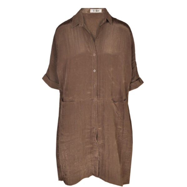 Pocket detail panel dress