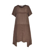 Crushed pointy dress