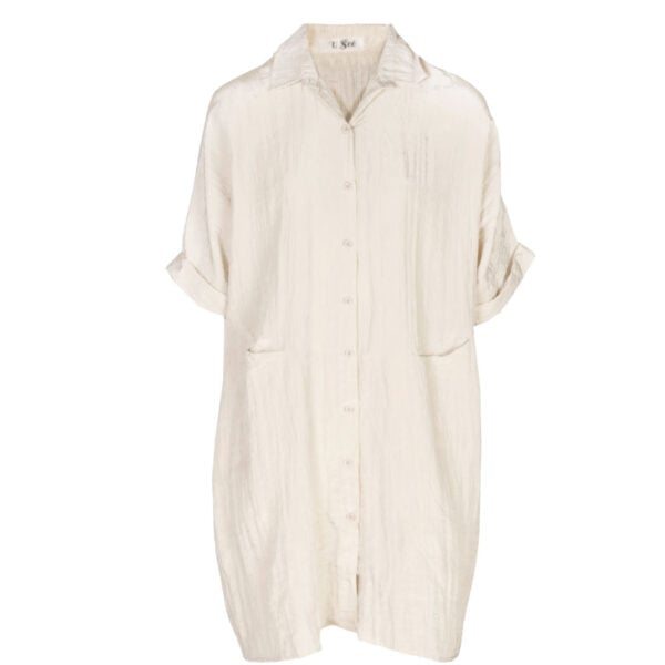 Pocket detail panel dress